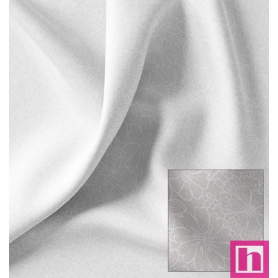 67382 TEJIDO ESTAMPADO TIZIANA (04) 1.50 M. 115 GR/M2. ALGODON 100% BLANCO Venta en piezas de 10.00 M