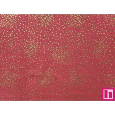 67584 PATCH.AMERICANO TINKER - SIMON ADAMS (02) 110 CM. ALGODON 101% ROJO/DORADO Venta en piezas de 6.00 M