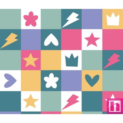 67621 CORALINA ESTAMPADA DENIS (01) 1.50 M. 280 GR/M2 POLIESTER 100% MULTI Venta en piezas de 12.00 M