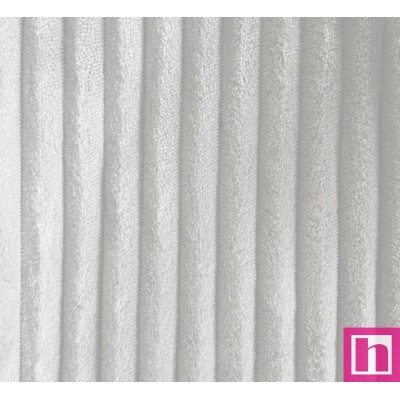 66333 MINKY PRENSADO STRIPE (03) 1.50 M. 300 GR/M2- POL 100% BLANCO VENTA EN PZAS. DE 6 M. APROX.