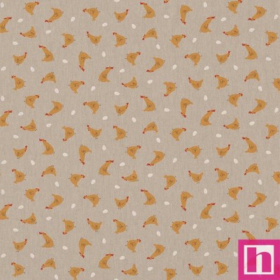 67263 LONETA HALP PANAMA ESTAMPADA FARM ANIMALS (02) 1.40 M.-205 GR/M2- ALG. 80%-POL. 20% CRUDO Venta en piezas de 7.00 M