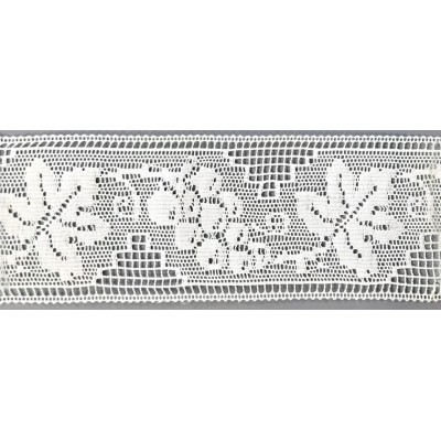 9332-000 ENTREDOS BOLILLO EUNICE 80 MM. ALGODON 100% BLANCO Venta en piezas de 25.00 M