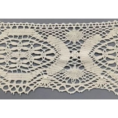 9491-102 PUNTILLA BOLILLO AJEDREA 90 MM. ALGODON 100% MARFIL Venta en piezas de 25.00 M