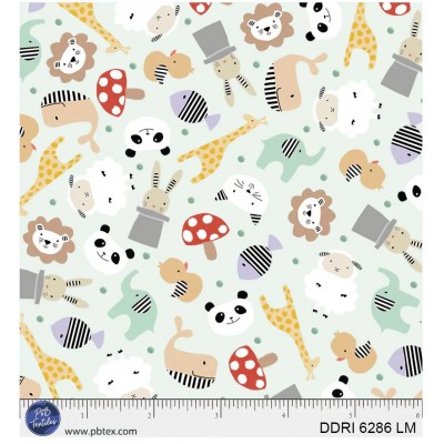 P121-DDRI6286LM PATCH. AMERICANO DREAM DRIFTERS (04) 110 CM. ALGODON 100% MENTA Venta en piezas de 7.00 M