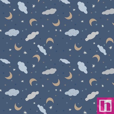 P121-PPAL5846-DB PATCH. AMERICANO POLAR PALS (04) 110 CM. ALGODON 100% MARINO Venta en piezas de 7.00 M