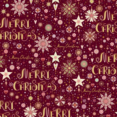 P121-TTRE6320DR PATCH. AMERICANO TURNOWSKY TREASURES (17) 110 CM. ALGODON 100% ROJO Venta en piezas de 7.00 M