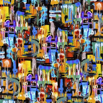 P121-URBW6247MU PATCH. AMERICANO URBAN INK 108 (02) 270 CM. ALGODON 100% MULTI Venta en piezas de 8.20 M