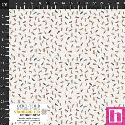 P137-4504-144 PATCH.AMERICANO LAUNDRY HOUR (10) 110 CM. ALGODON 100% BLANCO Venta en piezas de 6.00 M