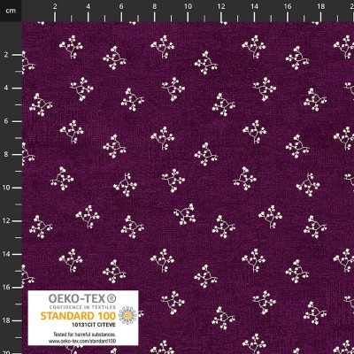 P137-4504-219 PATCH.AMERICANO EMI-YUKI (21) 110 CM. ALGODON 100% VINO Venta en piezas de 6.00 M
