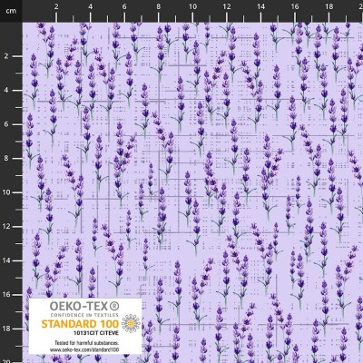 P137-4504-224 PATCH.AMERICANO LILAC LAVENDER (04) 110 CM. ALGODON 100% LILA Venta en piezas de 6.00 M