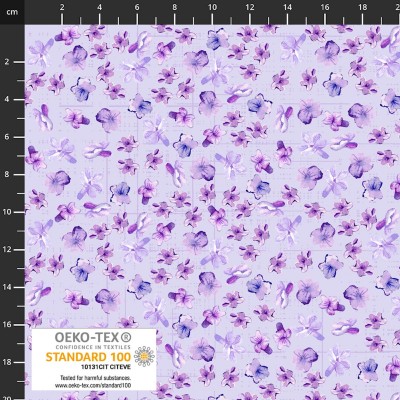 P137-4504-225 PATCH.AMERICANO LILAC LAVENDER (05) 110 CM. ALGODON 100% LILA Venta en piezas de 6.00 M
