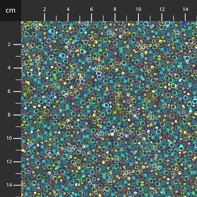 P137-4504-232 PATCH.AMERICANO SIMPLE PEACE (02) 110 CM. ALGODON 100% AZUL Venta en piezas de 6.00 M