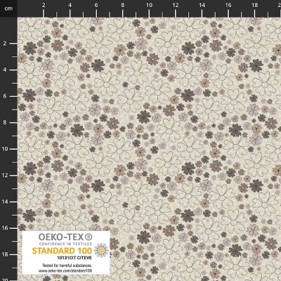 P137-4504-243 PATCH.AMERICANO WOODLAND TALE (13) 110 CM. ALGODON 100% GRIS Venta en piezas de 6.00 M