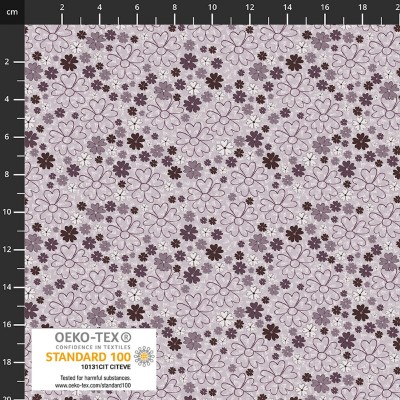 P137-4504-248 PATCH.AMERICANO WOODLAND TALE (09) 110 CM. ALGODON 100% LILA Venta en piezas de 6.00 M