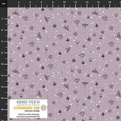 P137-4504-249 PATCH.AMERICANO WOODLAND TALE (10) 110 CM. ALGODON 100% LILA Venta en piezas de 6.00 M
