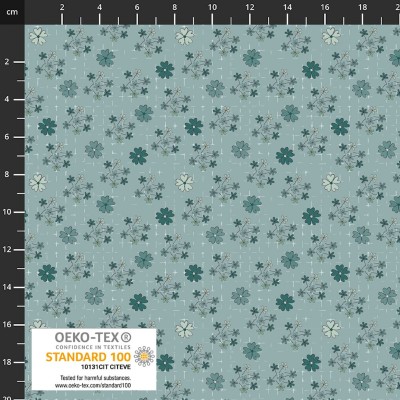 P137-4504-255 PATCH.AMERICANO WOODLAND TALE (04) 110 CM. ALGODON 100% AGUA Venta en piezas de 6.00 M