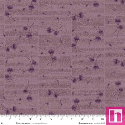 P140-3466-55 PATCH. AMERICANO THISTLE AND RYE (16) 110 CM. ALGODON 100% PURPURA Venta en piezas de 7.00 M