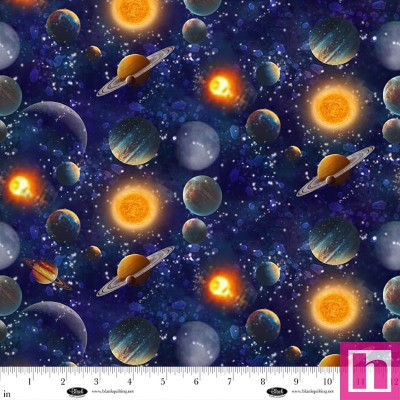 P140-4364-78 PATCH. AMERICANO SPACE CADET (03) 110 CM. ALGODON 100% MULTI Venta en piezas de 7.00 M