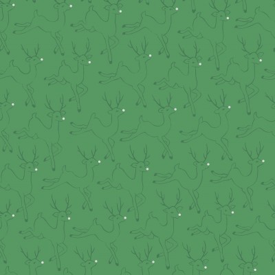 P17-MASM11112-G PATCH. AMERICANO MERRY MIX (09) 110 CM. ALGODON 100% VERDE/PLATA METALLIC Venta en piezas de 7.00 M