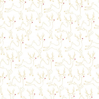 P17-MASM11112-W PATCH. AMERICANO MERRY MIX (08) 110 CM. ALGODON 100% CREMA/DORADO METALLIC Venta en piezas de 7.00 M