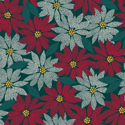 P17-MASQB11178-RG PATCH. AMERICANO HOLIDAY STITCHES (22) 270 CM. ALGODON 100% VERDE Venta en piezas de 7.00 M