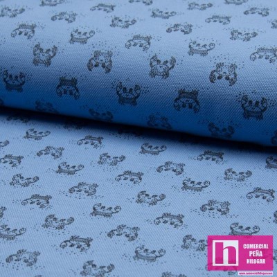 P78-KC2053-606 PUNTO PIQUE ESTAMPADO SAMUEL (02) 1.55 MTS ALG.96%-4%EA AZUL Venta en piezas de 6.00 M