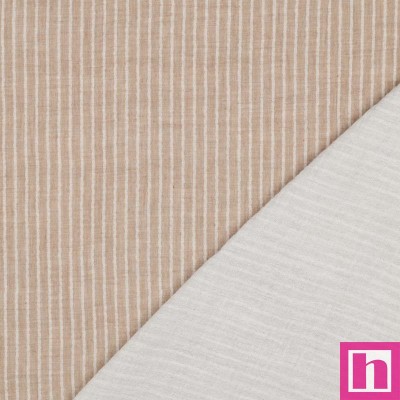 P94-3566-002 DOBLE GASA TRAMADA MARLON (02) 135 CM. 120 GR/M2. ALGODON 100% BEIG Venta en piezas de 6.00 M