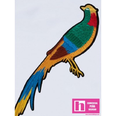 119103-0001 APLICACION ANIMALS TUCAN TERMOADHESIVA 28 X 10 POLIESTER 100% MULTICOLOR Venta en piezas de 5.00 U