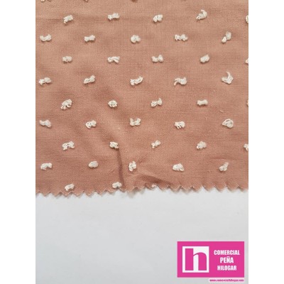 52658 PLUMETI BICOLOR JOEL (13) 145 CM. ALGODON 80%-POLIESTER 20% MAQUILLAJE/MARFIL Venta en piezas de 7.00 M