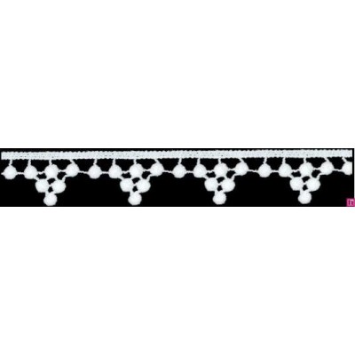 52831 584010-0001_ADELE TIRA GUIPUR ALGODON 100% BLANCO Venta en piezas de 13.00 M