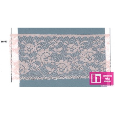 59562 PUNTILLA NYLON ZAREEN 65 MM. POLIAMIDA 100% MAQUILLAJE Venta en piezas de 20.00 M