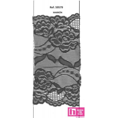 59579 GALON NYLON ELASTICO FARIHA 160 MM. POLIAMIDA 100% MARRON Venta en piezas de 20.00 M