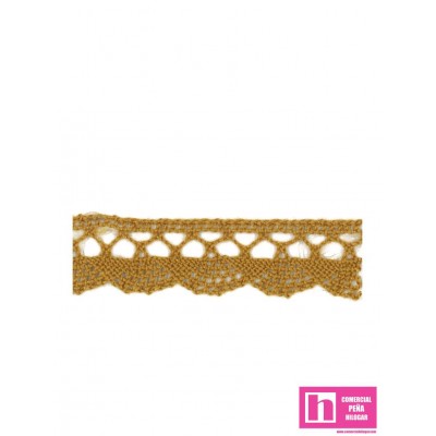 61472 PUNTILLA BOLILLO TRAVIATA 15 MM. ALGODON 100% ALBERO Venta en piezas de 20.00 M