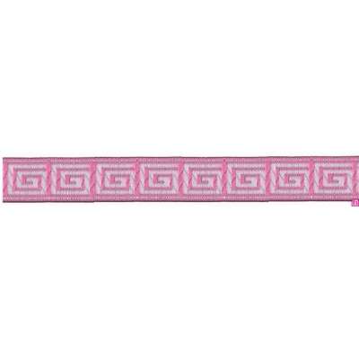 655364-06 CINTA JACQUARD TAFAR 25 MM. POLIESTER 100% ROSA Venta en piezas de 7.00 M