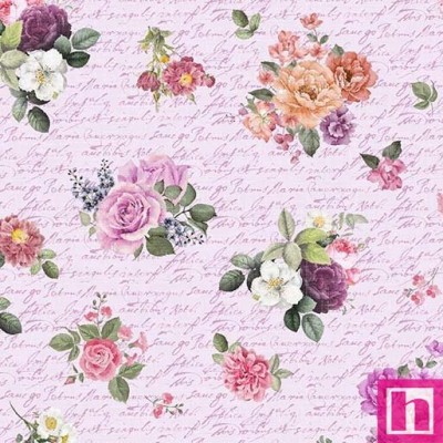 65875 PATCH.AMERICANO WELL ALWAYS HAVE PARIS (04) 110 CM. ALGODON 100% ROSA Venta en piezas de 6.80 M