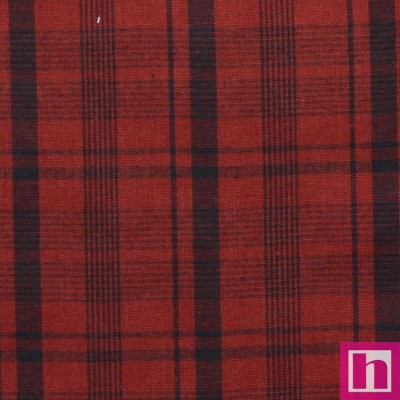 66102 PATCH. AMERICANO TRAMADO WILLSON (59) 110 CM. ALGODON 100% GRANATE/NEGRO Venta en piezas de 7.00 M