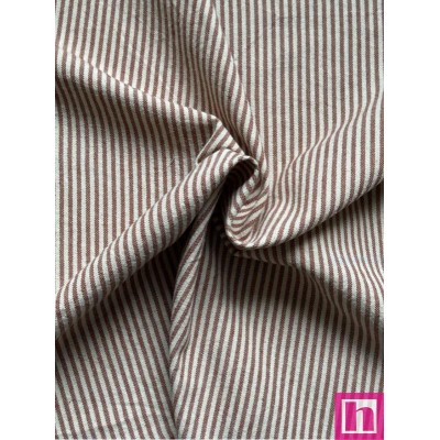 67074 TEJIDO TRAMADO NOREL (03) 150 CM.  ALGODON 100% NATURAL/TERRACOTA Venta en piezas de 7.00 M