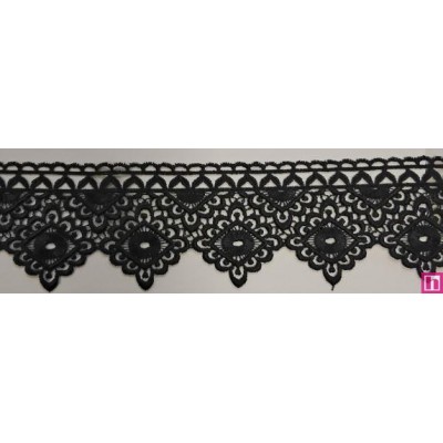 67088 PUNTILLA GUIPUR CHRISTIAN 70 MM. POLIESTER 100% MARINO Venta en piezas de 19.30 M