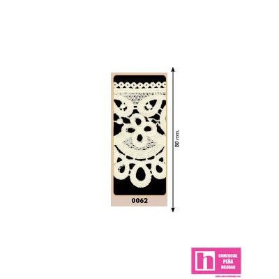 908205-0062 PUNTILLA GUIPUR CAROLINA 80 MM. POLIAMIDA 100% MARFIL Venta en piezas de 9.10 M