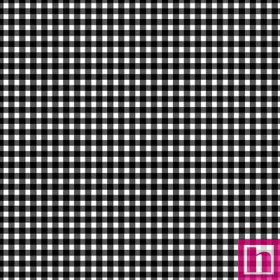 P0017-MAS610-JW PATCH. AMERICANO BEAUTIFUL BASICS (073) CLASSIC CHECK-110 CM. ALGODON 100% NEGRO Venta en piezas de 4.55 M