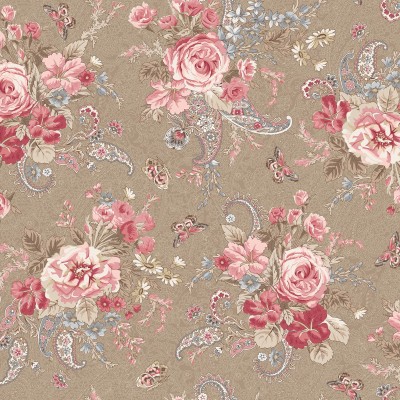 P17-MAS11131-T2 PATCH. AMERICANO MEADOW BLUSH (08) 110 CM. ALGODON 100% CAMEL Venta en piezas de 7.00 M