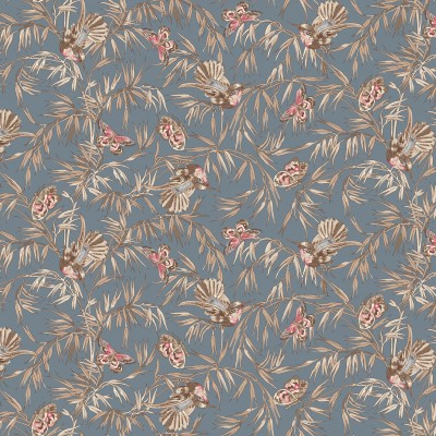 P17-MAS11134-B PATCH. AMERICANO MEADOW BLUSH (13) 110 CM. ALGODON 100% AZUL Venta en piezas de 7.00 M