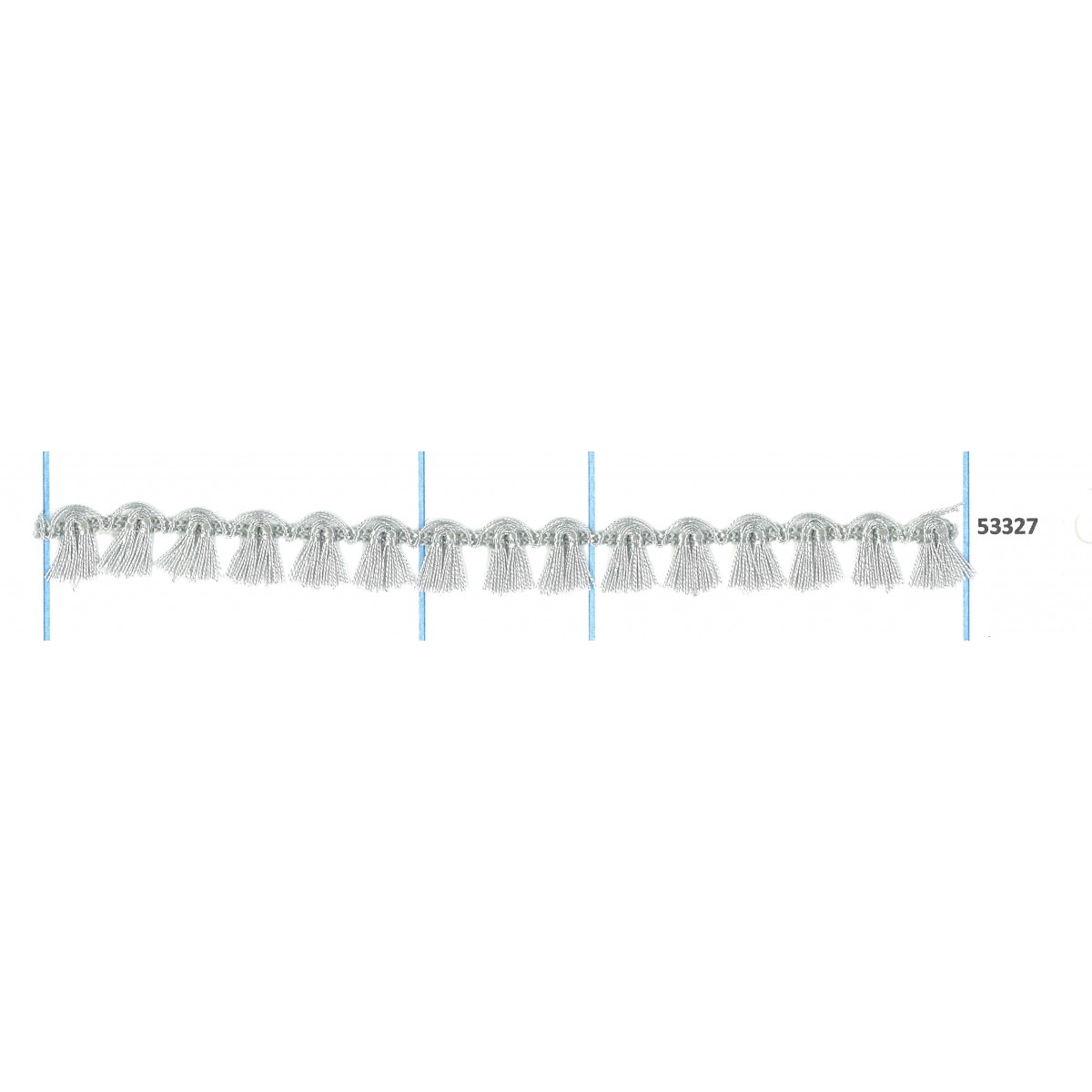 53327 CONCETTA FLECO FANTASIA 15 MM. VISCOSA 75%-POL 25%  PLATA VENTA EN PZAS. DE 20 M APROX.