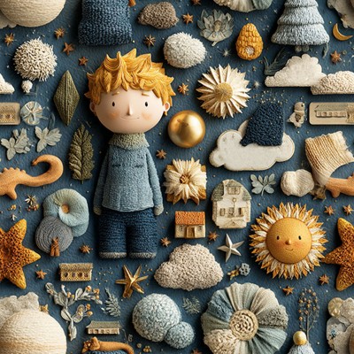 67789 TEJIDO ESTAMPADO 3D LANDON (02) 1.40 M. 110 GR/M2. ALGODON 100% MARINO Venta en piezas de 10.00 M