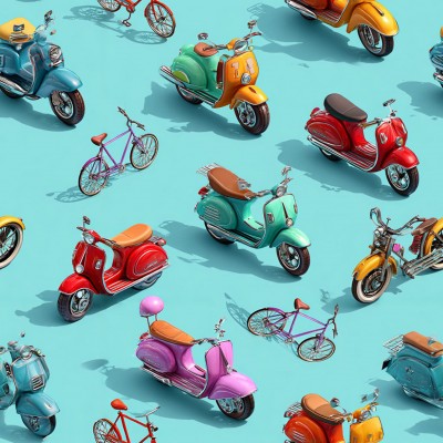 67795 TEJIDO ESTAMPADO 3D XANADU (03) 1.40 M. 110 GR/M2. ALGODON 100% TURQUESA Venta en piezas de 10.00 M