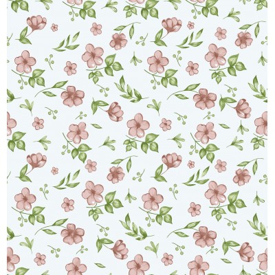 67890 TEJIDO ESTAMPADO LIBERTY NINFA (02) 1.40 M. 110 GR/M2. ALGODON 100% MENTA Venta en piezas de 10.00 M