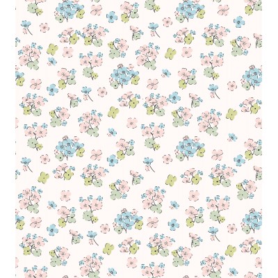 67893 TEJIDO ESTAMPADO LIBERTY ALISA (01) 1.40 M. 110 GR/M2. ALGODON 100% NATURAL/AZUL Venta en piezas de 10.00 M