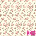 64272 TEJIDO ESTAMPADO LIBERTY FLOWER GARDEN (03) 1.40 M. 110 GR/M2. ALGODON 100% MARFIL/ROSA Venta en piezas de 5.00 M