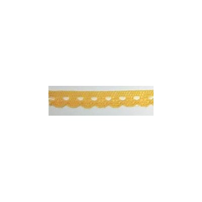 9627-502 PUNTILLA BOLILLO CASSIA 10 MM. POLIESTER 100% VAINILLA Venta en piezas de 25.00 M
