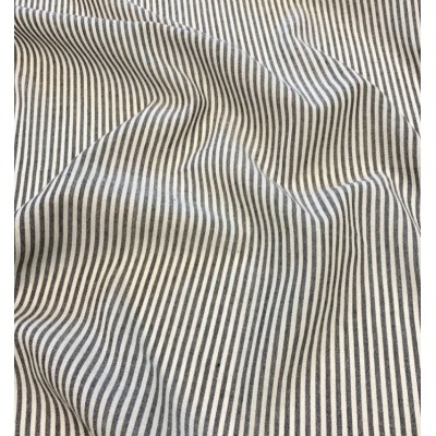 68000 TRAMADO RAYAS ADRIELL (10) 1.45 M. 108 GR/M2. ALGODON 50%-VISCOSA 50% NEGRO Venta en piezas de 10.00 M